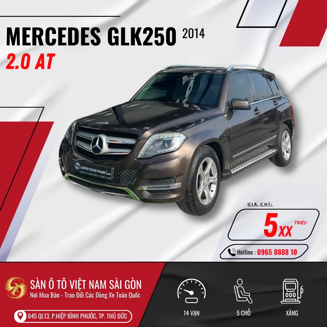 MERCEDES GLK250 4-MATIC 2.0 AT 2014
