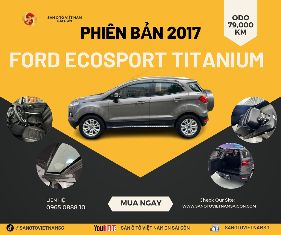 FORD ECOSPORT TITANIUM 1.5 AT 2017