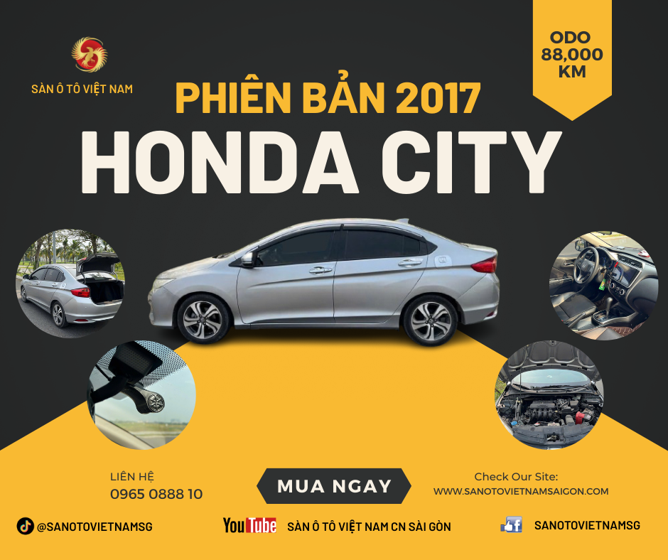 HONDA CITY 1.5 CVT 2017
