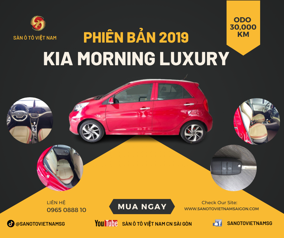 KIA MORNING LUXURY 1.25 AT 2019