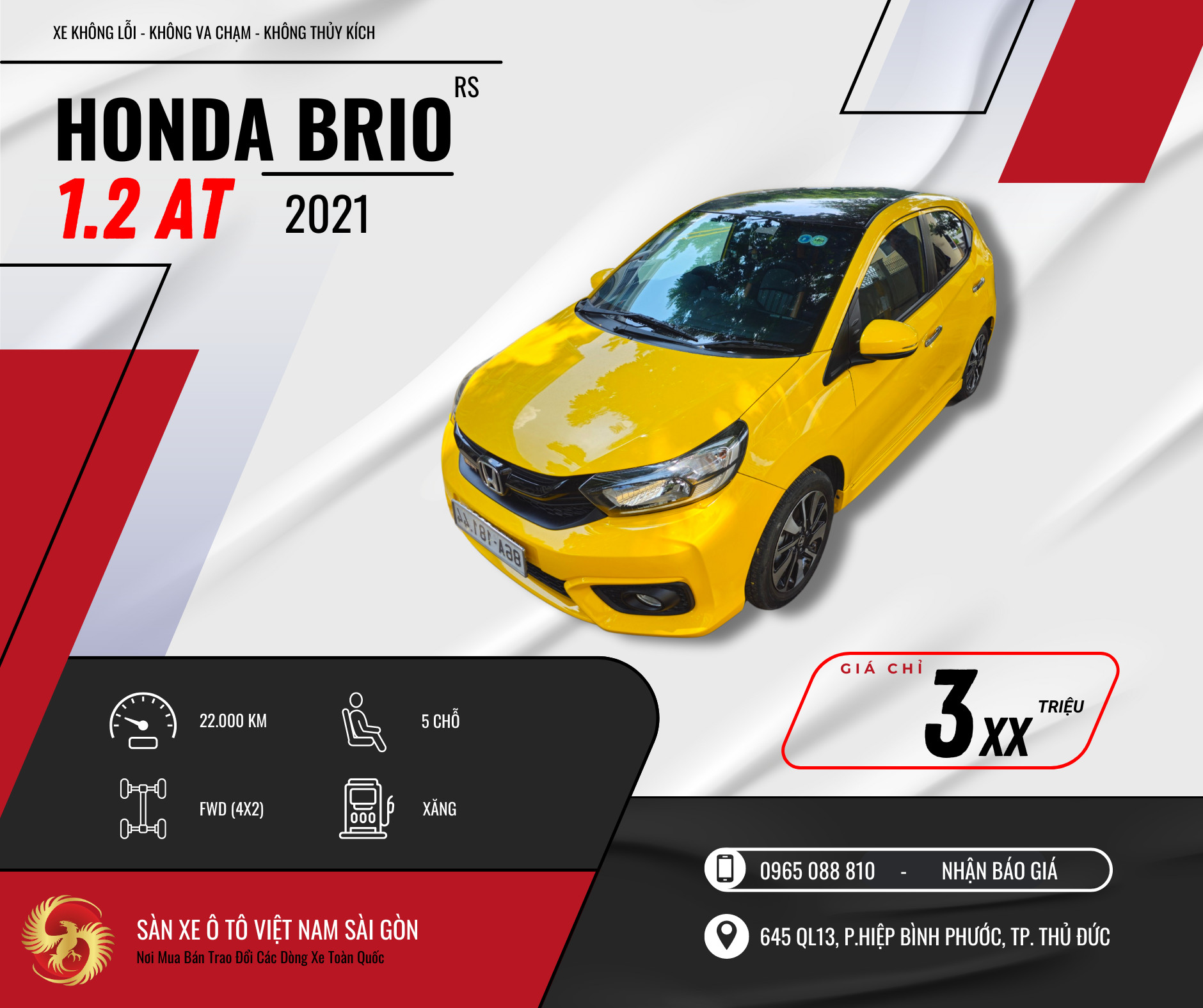 HONDA BRIO RS 1.2 AT (2021)