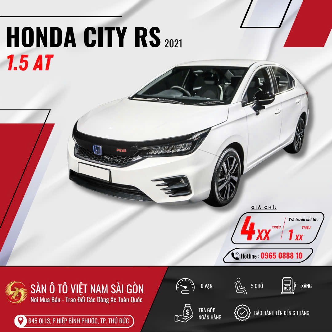 HONDA CITY RS 1.5 AT (2021)